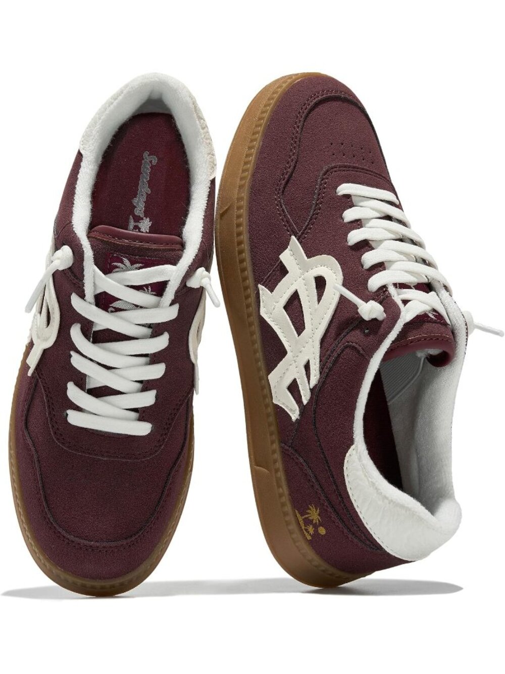 🆕Women's Burgundy Sundays Canvas Shoes Non-Slip Platform Lightweight Sneakers